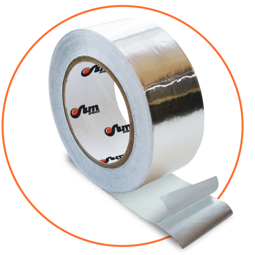 Профессиональная монтажная алюминиевая самоклеящаяся лента ЛАС 